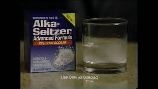 Alka-Seltzer Ad, 1989