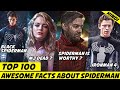 100 Awesome Facts About Spider-Man | Spiderman Can Lift Thor's Hammer! [Hindi]