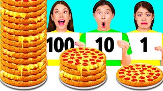 100 Слоев Еды Челлендж | Фантастические Лайфхаки с Едой от TaTaRa Challenge