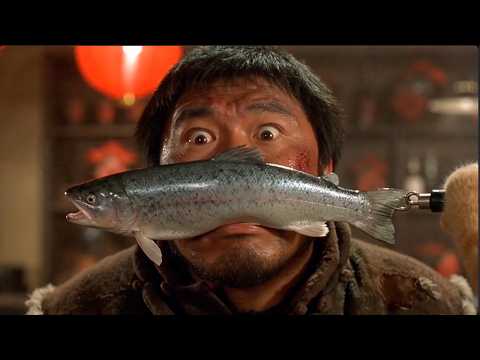 He Made Nunchaku Out of Fish | Kung Fu Cat vs Four Fighters | AI Shaw Brothers Film