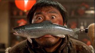 He Made Nunchaku Out of Fish | Kung Fu Cat vs Four Fighters | AI Shaw Brothers Film