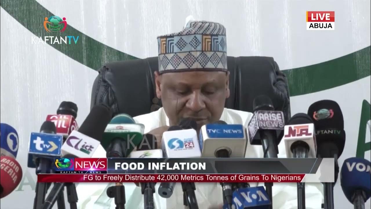 FOOD INFLATION: FG To Freely Distributes 42,000 Metrics Tonnes Of Grains To Nigerians