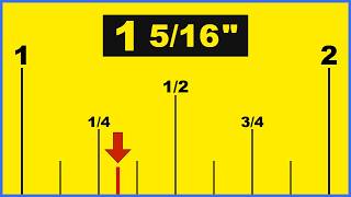 1 5/16 Inches on a Ruler or Tape Measure