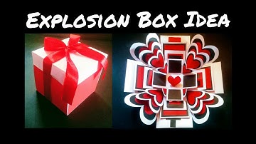 Explosion Box Tutorial | DIY | Anniversary / Valentines Gift Idea