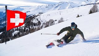 Beste Carving-Piste der Schweiz: Worldcup im Wallis in Crans-Montana