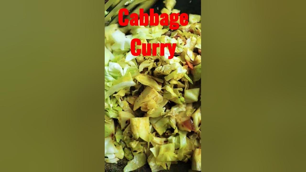 How To Cook Cabbage Curry Spicy 😋 Yummy ASMR Short Video 10/19/2022
