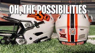 Check this out, Oklahoma State adds QR codes on helmets for donations | Daily Delivery