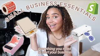 SMALL BUSINESS ESSENTIALS // EVERYTHING you NEED to start your small business (mostly from Amazon)