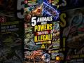5 Animals With Powers That Feel Illegal 😳#animalfacts #wildlife #nature #crazyfacts #superpowers