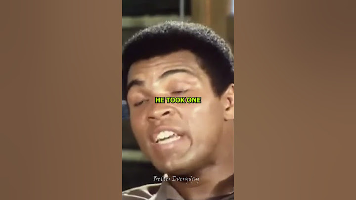 Muhammad Ali On How He Wants to be Remembered🕊️