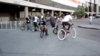 Interbike 2008 fixie bicycle riding