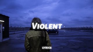carolesdaughter - Violent (lyrics) Just A Gent Remix Resimi
