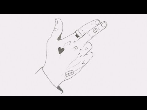 كيفية رسم يد جونغوك من فرقة بي تي اس بقلم الرصاص How To Draw Jungkook Hand 