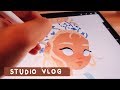 VLOG 16 | Procreate Speedpaint, New Thank You Cards & Coopers Advent Calendar