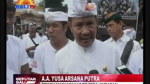 TRADISI SIAT YEH DI BANJAR TEBA JIMBARAN
