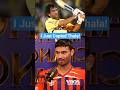 "Dhoni is my Idol" - Mukul Choudhary on Following the MS Dhoni Blueprint #shorts #mukulchoudhary