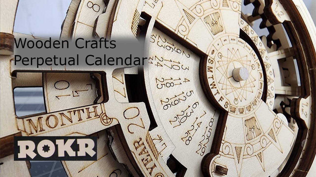 Building a Wooden Perpetual Calendar, Rokr