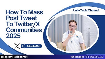 How To Mass Post Tweet To Twitter/X Communities 2025 | Twitter Bot