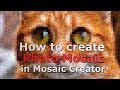 How to create photo mosaic in mosaic creator in few steps