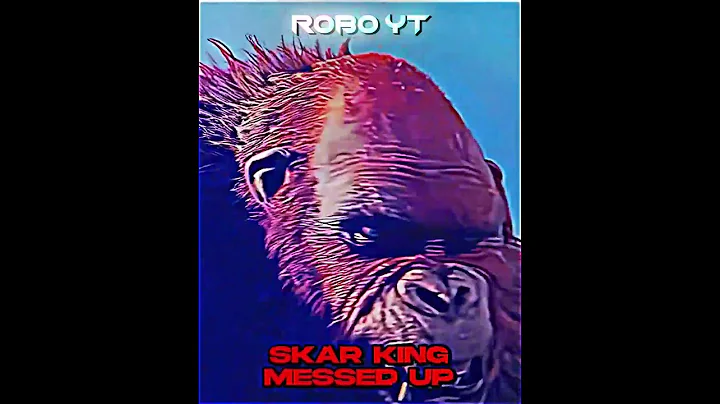 SKAR KING MESSED UP! ☠️ #shorts #fyp #godzilla #monsterverse