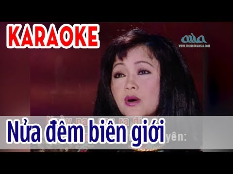 Nửa Đêm Biên Giới Karaoke - Hoàng Oanh | Asia Karaoke Beat Chuẩn