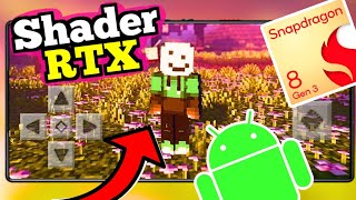 🔥 Pushing MCPE to the Limit with Realistic RTX Shaders on Android!! | SNAPDRAGON 8 GEN 3 | REDMAG... screenshot 1