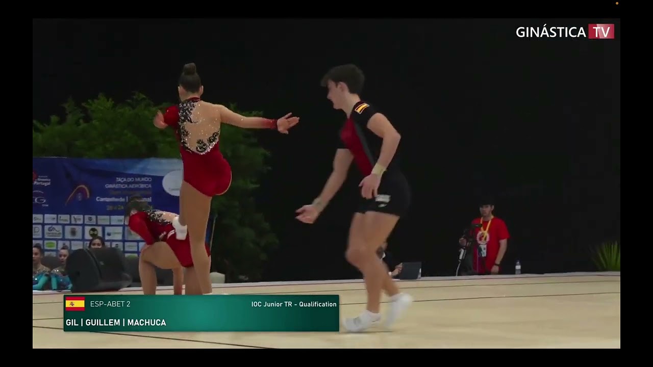 SPAIN (ESP ABET 2)- TRIO JUNIOR qualifications  Aerobic gymnastic Fig open 2024, CANTANHEDE