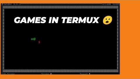 Games In Termux #viral #termux #tricks