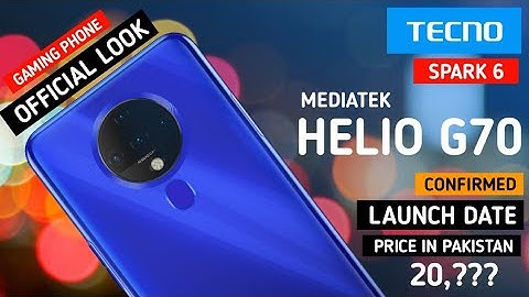 Tecno Spark 6|First Look|Helio G70|Confirmed Launch date and Price in Pakistan 🇵🇰