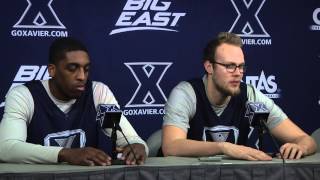 Xavier Press Conference: James Farr, Matt Stainbrook (2-20-15)