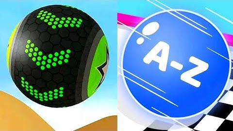 Going Balls Vs A-Z Run - Gameplay Android iOS Games Mobile Walkthrough