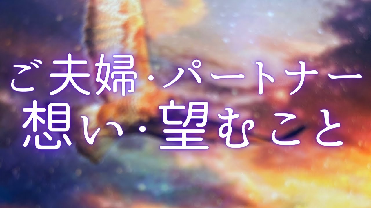 ご夫婦・パートナーの想い・望むこと🍀すれ違い・・・相手の気持ちがわからない・・・そんなあなたに向けたリーディングになっています。