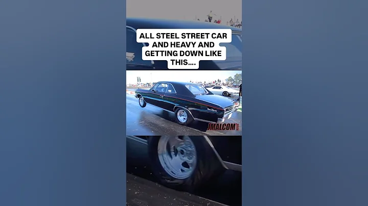 400+ shot of nitrous on this heavy street car Chevelle was serious