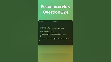 React interview question #reactjs #frontend #javascript #webdeveloper #webdevelopment #webdev#html