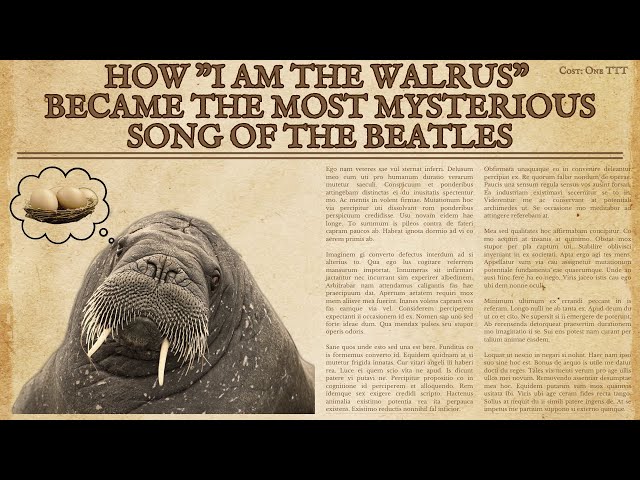 How I Am the Walrus Became the Most Mysterious Song of the Beatles #Beatles #thebeatles class=