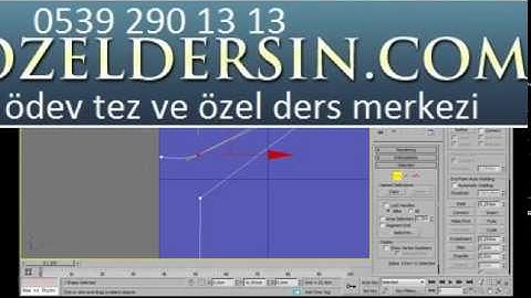 3ds Max Spline Modeling A Wine Glass 0539 290 13 13 | bitirme tezi