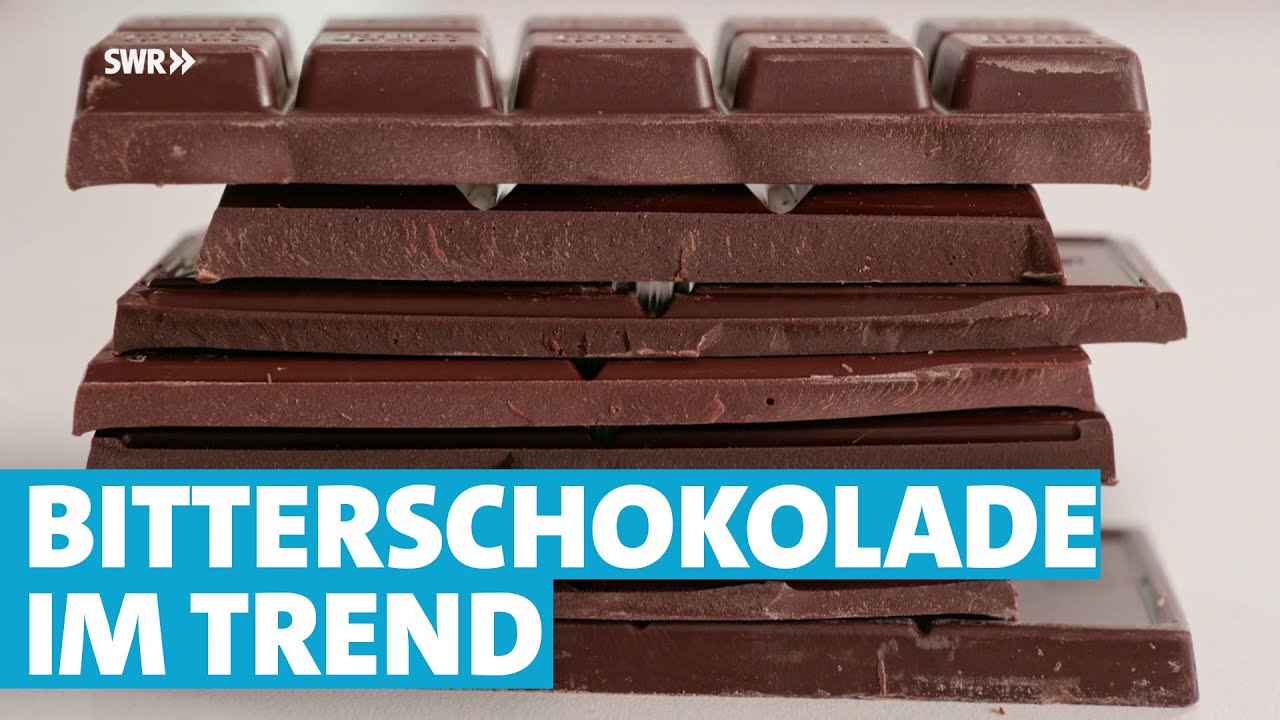 Bitterschokolade liegt im Trend und bietet Vorteile gegenüber der  Vollmilchschokolade - YouTube