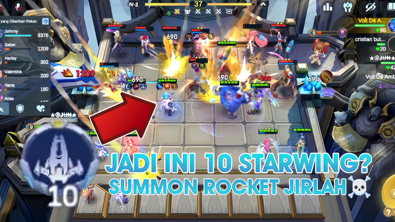 [NEW SYNERGY]Efek 10 Synergy Starwing⭐🪽 | Magic Chess : Go Go♟️ | Season 3