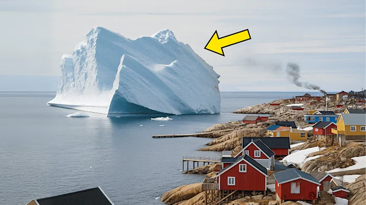 Iceberg Drifts Dangerously Close to Village – Locals Turn Pale When They See What’s on It