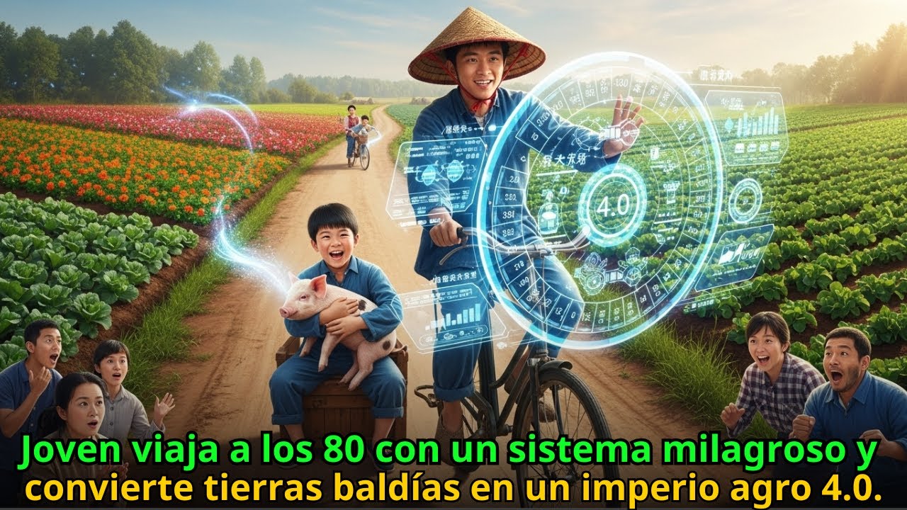 Joven viaja a los 80 con un sistema milagroso y convierte tierras baldías en un imperio agro 4.0.