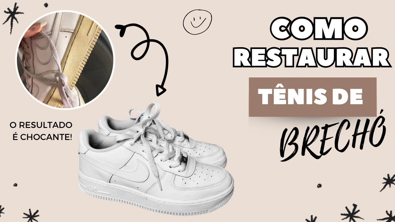 TRANSFORMANDO TÊNIS DE BRECHÓ | dicas inéditas para deixar seus tênis mais do que com cara de NOVOS!