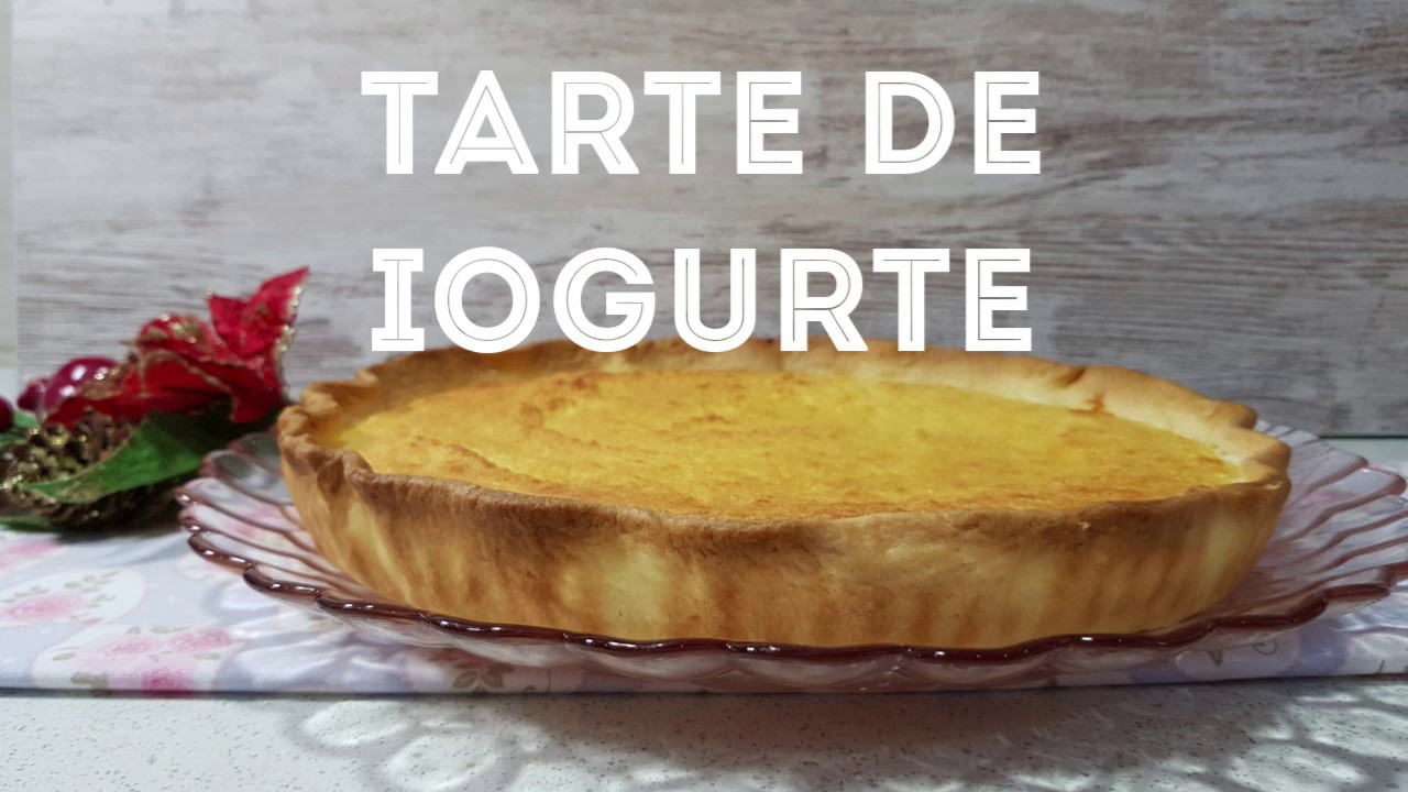 TARTE DE IOGURTE RÁPIDO E FÁCIL