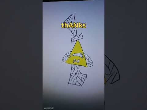 she copied me with her jean shorts!! | Bill Cipher / Gravity Falls meme