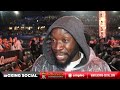 DENZEL BENTLEY SHOCKED REACTION AT FABIO WARDLEY BRUTAL KO FINISH