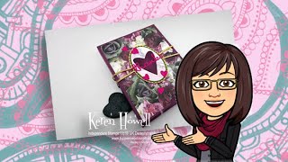 Stampin Up! Custom size flat-pack box