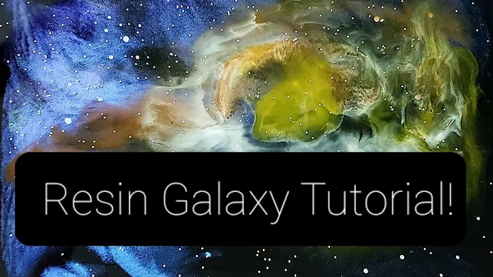 Resin Galaxy Tutorial! Resin Galaxy on a Table! Up...