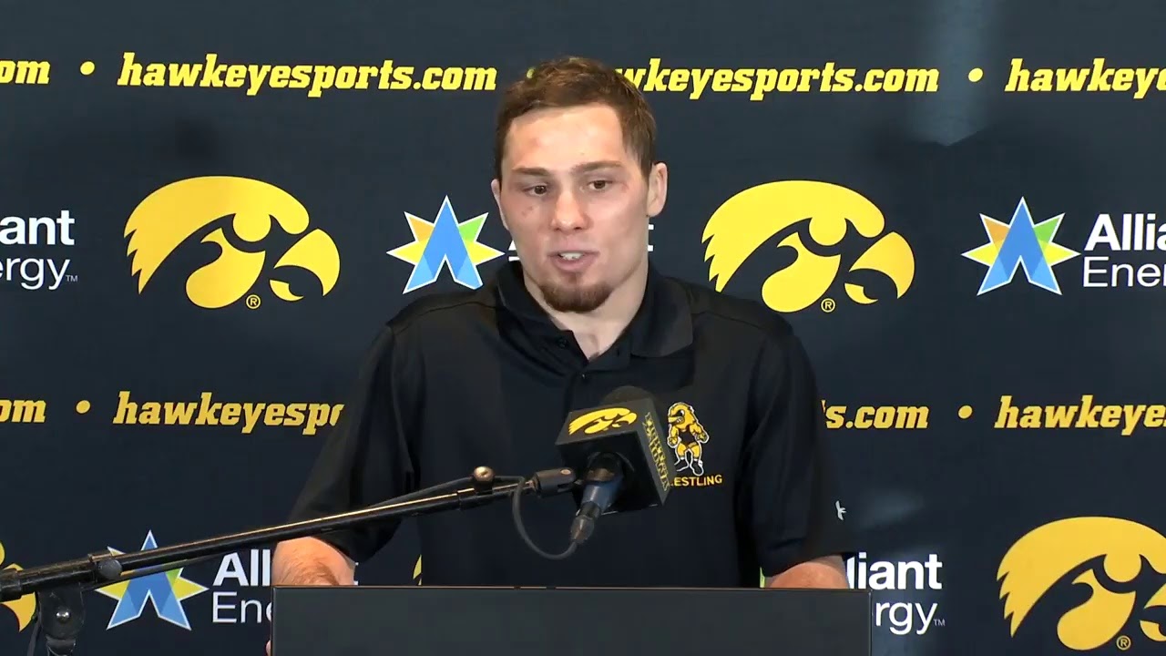 Iowa Wrestling Media Day - YouTube