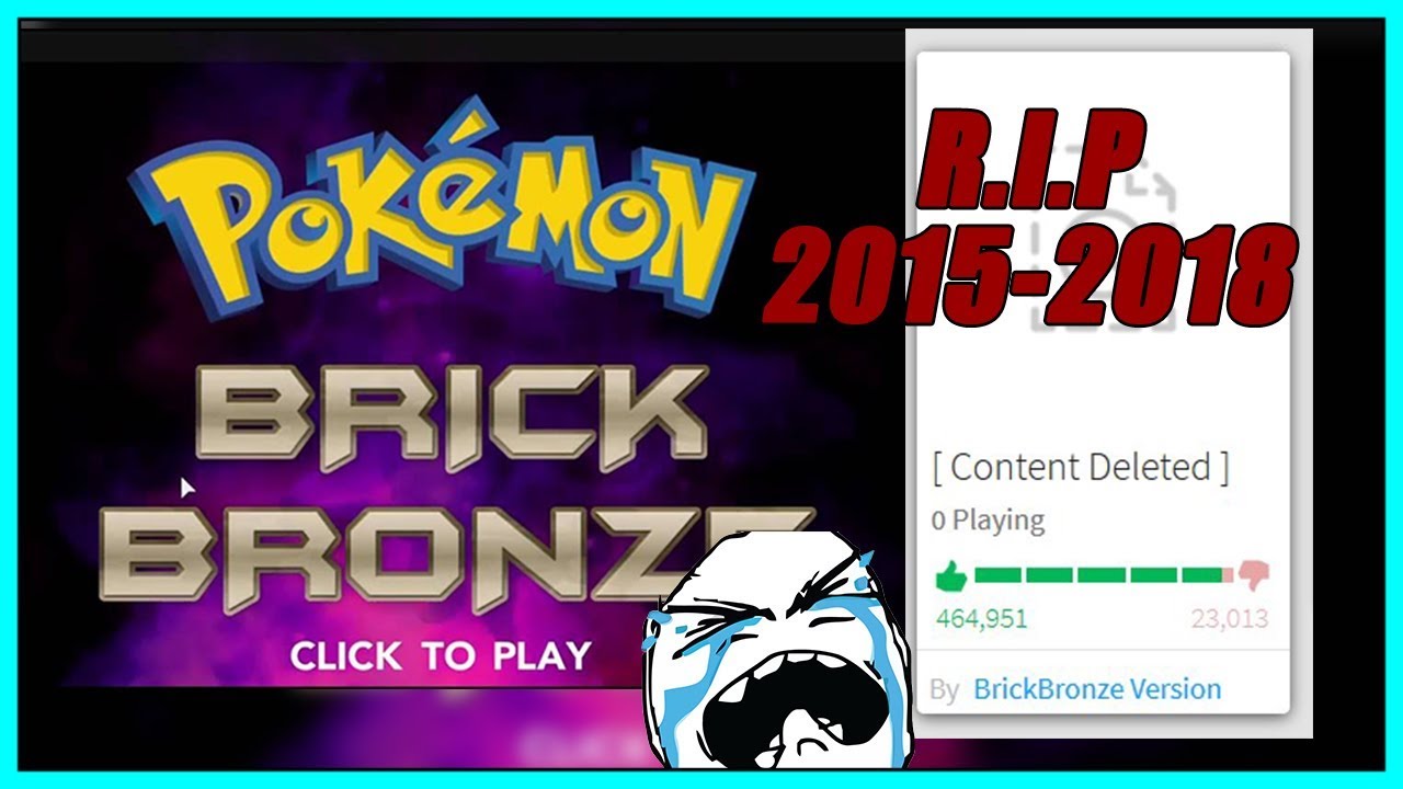 r.i.p pokemon brick bronze (roblox) - Drawception