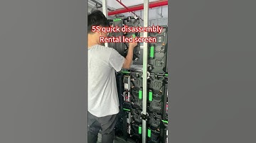 5S quick disassembly rental led screen #ledvdi #rentalleddisplay #ledvideowall #exhibition #factory