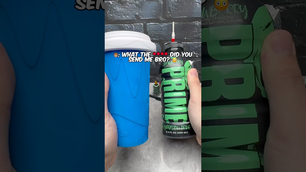 Watch Me Turn Energy Drink into a Slushie